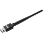 EDISION Adaptador WiFi EDI-Mega 2, Dongle USB MTK7601, 150Mbps, 2.4GHz Ajustable, Compatible Con Picco T265 Pro HD, Ping T2/C,