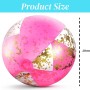 Glitter Pelota de Hinchable Beach,Lentejuelas Bola Hinchable,Transparente Pelotas de Playa para Actividades de Verano al Aire