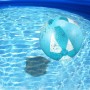 Glitter Pelota de Hinchable Beach,Lentejuelas Bola Hinchable,Transparente Pelotas de Playa para Actividades de Verano al Aire