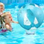 Glitter Pelota de Hinchable Beach,Lentejuelas Bola Hinchable,Transparente Pelotas de Playa para Actividades de Verano al Aire