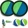 ZoneYan Juego de Lanzamiento y Captura de Pelota, Juego de Pelota para Niños, Juego de Pelotas Velcro, Adecuado para Piscina de