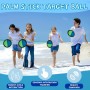 ZoneYan Juego de Lanzamiento y Captura de Pelota, Juego de Pelota para Niños, Juego de Pelotas Velcro, Adecuado para Piscina de