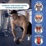 Mobiclinic, Rodillo para abdominales, Alfombrilla incluida, Set ejercitar, Marca española, Carga máxima de 150 kg, Entrenamiento