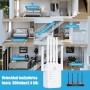 Repetidor WiFi, Amplificador WiFi, 6 Antenas Externas, Expandedor WiFi con Velocidades InaláMbricas De hasta 300 Mbps / 2,4 GHz,