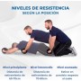 Mobiclinic, Rodillo para abdominales, Alfombrilla incluida, Set ejercitar, Marca española, Carga máxima de 150 kg, Entrenamiento
