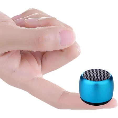 Eageroo Super Mini Altavoz Bluetooth, Altavoz portátil,Sonido estéreo con tecnología de Graves Profundos (Negro)