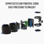 SENXINGYAN Altavoz Bluetooth Portátil, Impermeable IPX6, Sonido Estéreo HD, 16 Horas de Reproducción, Micrófono Integrado,