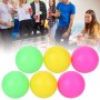 Pelotas de Playa, 6 Piezas de Pelotas de Raqueta de Playa Coloridas con Pelotas de Playa de Tres Colores, Pelotas de Repuesto de