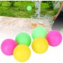 Pelotas de Playa, 6 Piezas de Pelotas de Raqueta de Playa Coloridas con Pelotas de Playa de Tres Colores, Pelotas de Repuesto de