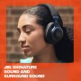 JBL Auriculares inalámbricos circumaurales Live 770 NC, con tecnología Bluetooth y cancelación adaptativa de ruido, hasta 65