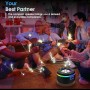 Altavoz Bluetooth Ducha 5.3, IP7 Impermeable Altavoz Ducha con Ventosa Fuerte Luces RGB, Altavoces Inalámbrico Portátil con 8H
