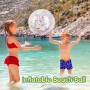 MoKo Pelota de Playa Hinchable, 3 Piezas Pelota de Playa Inflable Gigante con Lentejuelas de 2 Tamaños para Adultos Niños