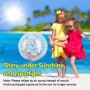 MoKo Pelota de Playa Hinchable, 3 Piezas Pelota de Playa Inflable Gigante con Lentejuelas de 2 Tamaños para Adultos Niños