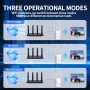 Amplificador Señal WiFi, Repetidor WiFi, Extensor WiFi 4 Antenas 2 Puertos LAN con, Repetidor WiFi Remoto Mejora