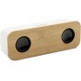 Metronic Mooov 477351 - Altavoz Bluetooth Madera de bambú portátil, Sonido Potente, inalámbrico sin Cable, Sonido estéreo 10W