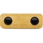 Metronic Mooov 477351 - Altavoz Bluetooth Madera de bambú portátil, Sonido Potente, inalámbrico sin Cable, Sonido estéreo 10W