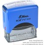 STAMPA | Sello Empresa Personalizado | Sello automático | Sello de Caucho y Tinta incluido | para 4 a 5 líneas de texto | Sellos