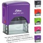 STAMPA | Sello Empresa Personalizado | Sello automático | Sello de Caucho y Tinta incluido | para 4 a 5 líneas de texto | Sellos