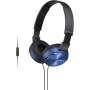 Sony MDR-ZX310L - Auriculares de diadema cerrados (sin micrófono), azul