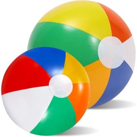 HTTDSLF 2 Piezas Pelota Hinchable Juguetes Inflables Pelota de PlayaEn Colores de Verano, PPelota de Playa Hinchable Beach,