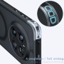 BoerHang Funda Compatible con Realme GT 7 Funda Protectora Magnética, [Antihuellas y Antiarañazos], Funda Protectora Esmerilada