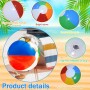 HTTDSLF 2 Piezas Pelota Hinchable Juguetes Inflables Pelota de PlayaEn Colores de Verano, PPelota de Playa Hinchable Beach,
