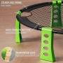 Juego de Roundnet Completo con 2 Pelotas, Bomba de Aire, Redes, Cuerda de Tensión y Bolsa de Transporte | Portátil para Playa,