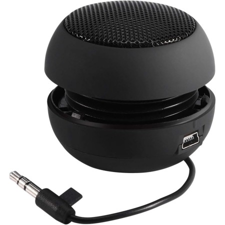 Ejoyous Mini Altavoces con Conector Jack, Mini Altavoz Portátil de Viaje de 3,5 Mm para Teléfono con Batería Integrada para