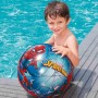 BESTWAY 98002 - Pelota de Playa Hinchable Spiderman 51 cm Azul y Roja con Válvula de Seguridad para un Inflado Sencillo Para