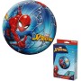 BESTWAY 98002 - Pelota de Playa Hinchable Spiderman 51 cm Azul y Roja con Válvula de Seguridad para un Inflado Sencillo Para