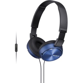 Sony MDR-ZX310APL - Auriculares de diadema cerrados (con micrófono, control remoto integrado), azul