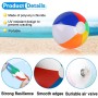4 piezas bola de agua inflable 16cm, 30cm, 35cm, 36cm inflable pelotas de playa pelotas de playa piscina juguetes pelotas de