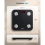 Báscula Grasa Corporal Bluetooth RENPHO con 13 Funciones, Báscula de Baño Digital con App, Báscula Inteligente y Monitor de