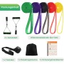 Fokky Bandas Elasticas Musculacion[Set of 5], Gomas Elasticas Musculacion Cintas Elasticas Musculacion con Bolsa de Transporte