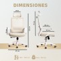 JUPPLIES Silla Escritorio Ergonomica - Silla Oficina Ajustable y Reclinable con Soporte Lumbar, Reposacabezas Ajustable, Malla
