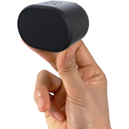Eageroo Mini altavoz Bluetooth pequeño caja de música portátil TF tarjeta TF / 3,5 mm AUX, USB, negro