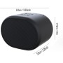 Eageroo Mini altavoz Bluetooth pequeño caja de música portátil TF tarjeta TF / 3,5 mm AUX, USB, negro