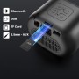 Eageroo Mini altavoz Bluetooth pequeño caja de música portátil TF tarjeta TF / 3,5 mm AUX, USB, negro