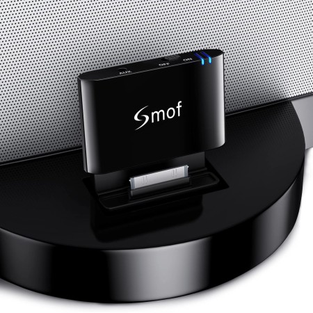 Receptor Adaptador Bluetooth de 30 Pines- Lightning Adaptador de 30 Pines para Sounddock 10, II, I, Portable y Otros Altavoces