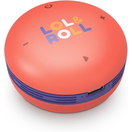 Energy Sistem Pop Kids Speaker (Tecnología inalámbrica Bluetooth 5.0, Music Share, Control de Volumen, 5 W) - Naranja