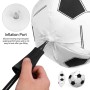Toyvian Juguetes Playa 30Cm/11. De Fútbol Inflable para Niños De 8 Pulgadas Inflable De Fútbol Pelotas De Playa Inflables De