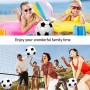 Toyvian Juguetes Playa 30Cm/11. De Fútbol Inflable para Niños De 8 Pulgadas Inflable De Fútbol Pelotas De Playa Inflables De