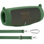 co2CREA Funda de Silicona Protectora para JBL Charge 5 Altavoz inalámbrico portátil（Altavoz no Incluido）(Negro)