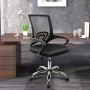 T-LoVendo - Silla de Oficina o Escritorio ergonómica con Soporte Lumbar, Malla Transpirable, Regulable en Altura, Ruedas