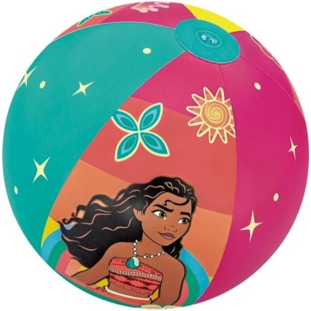 BESTWAY 91042 - Pelota de Playa Hinchable Diseño Disney Princess Rosa 51 cm con Válvula de Rápido Inflado Para Piscina o Playa