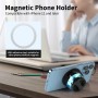 vsshe G200 Altavoz Bluetooth magnético, Altavoz Bluetooth portátil con luz de Color Multicolor RGB, Soporte para teléfono, para