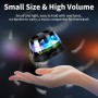 vsshe G200 Altavoz Bluetooth magnético, Altavoz Bluetooth portátil con luz de Color Multicolor RGB, Soporte para teléfono, para
