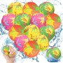 12 PCS Bolas de Felpa de Agua para Exteriores, Juego Bolas Agua, Pelotas De Agua Reutilizables, Bolas Reutilizables, para Niños