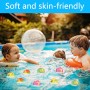 12 PCS Bolas de Felpa de Agua para Exteriores, Juego Bolas Agua, Pelotas De Agua Reutilizables, Bolas Reutilizables, para Niños