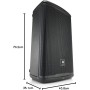 JBL EON715 - Altavoz de Rango Completo de 38.1 cm, Color Negro